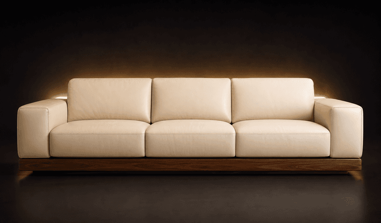 Sofa băng gỗ ép hiện đại